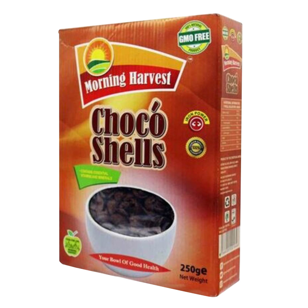 MORNING HARVEST CHOCO SEA SHELLS 250G(BOX)